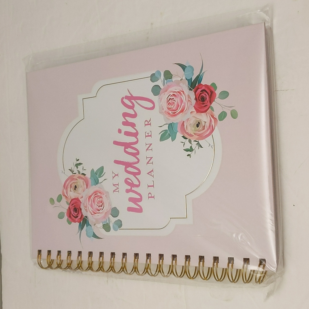🧨🧨My Wedding Planner 96 Sheet Lined Paper Pink , White Notebook